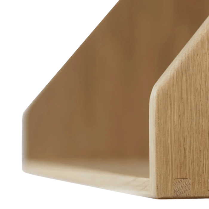 FDB Møbler B5 Shelves, Solid Nature Lacquered Oak