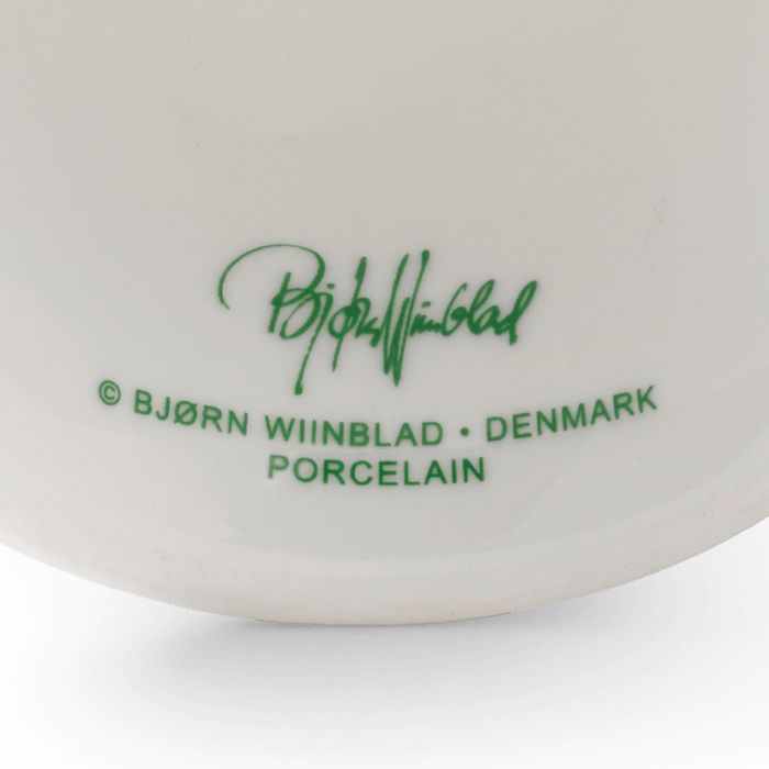 Bjørn Wiinblad Eva Flower Pot on Base, Yellow, H: 5.7"