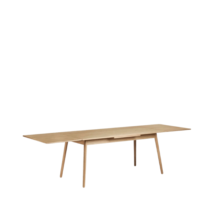 FDB Møbler C35AH Dining Table With Dutch Extension, Nature Lacquered Oak