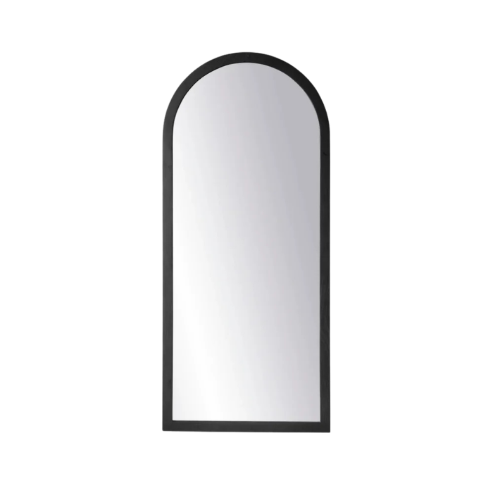 FDB Møbler I2 Mossø Mirror, Black Painted Oak 90x40