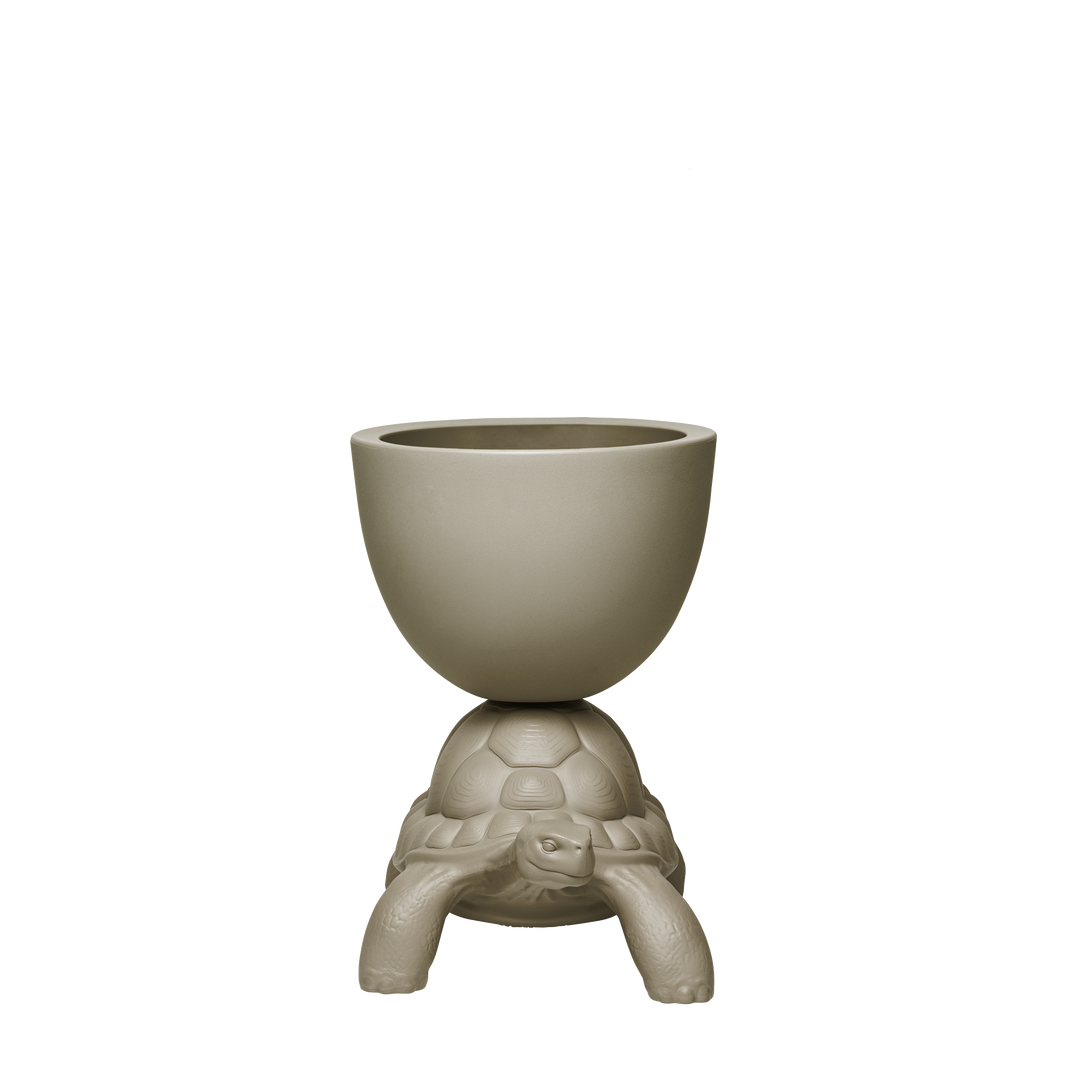 Turtle Carry Planter and Champagne Cooler by Qeeboo