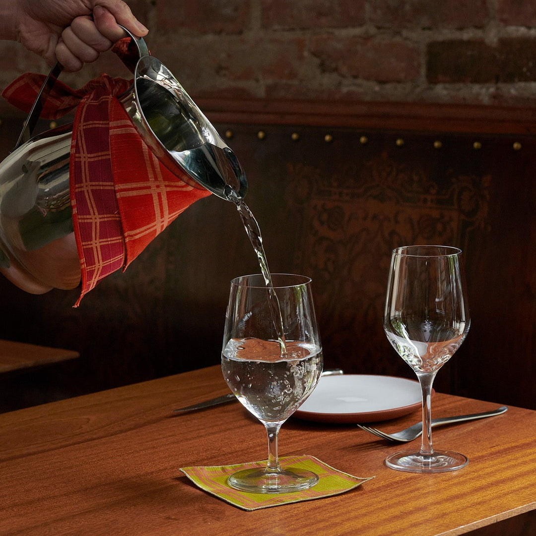 Cocktail Napkins Double Sided Grid