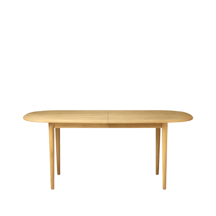 FDB Møbler C63E Bjørk Dining Table, Solid Nature Oiled Oak