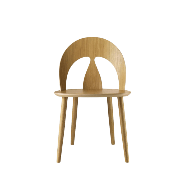 FDB Møbler J45 Chair, Nature Lacquered Oak