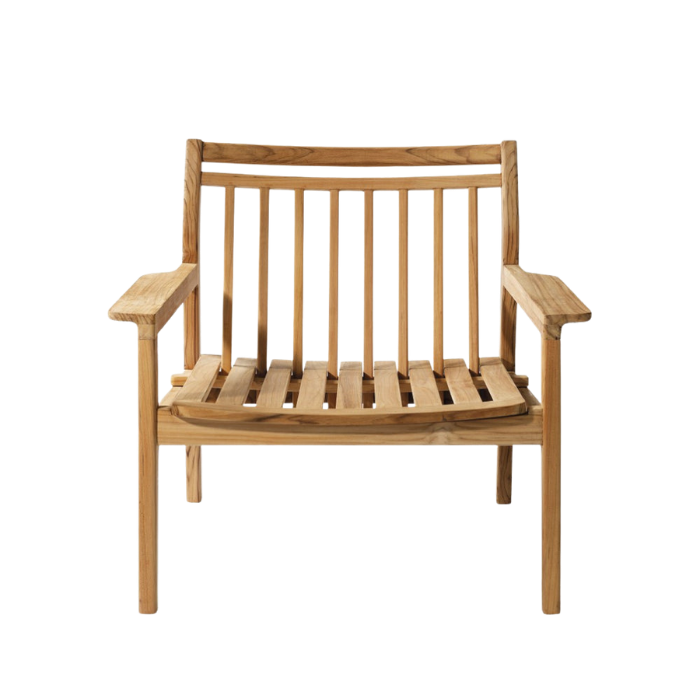 FDB Møbler M6 Sammen Lounge Chair, Solid Nature Oiled Teak