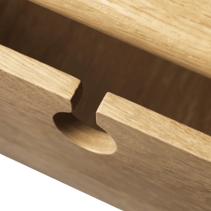 FDB Møbler C67 Butler Desk, Solid Nature Lacquered Oak, Small