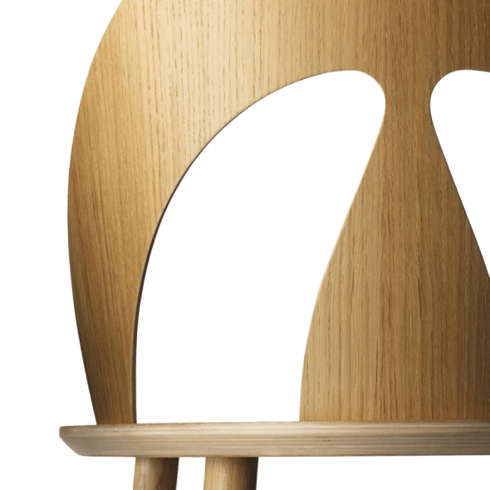 FDB Møbler J45 Chair, Nature Lacquered Oak