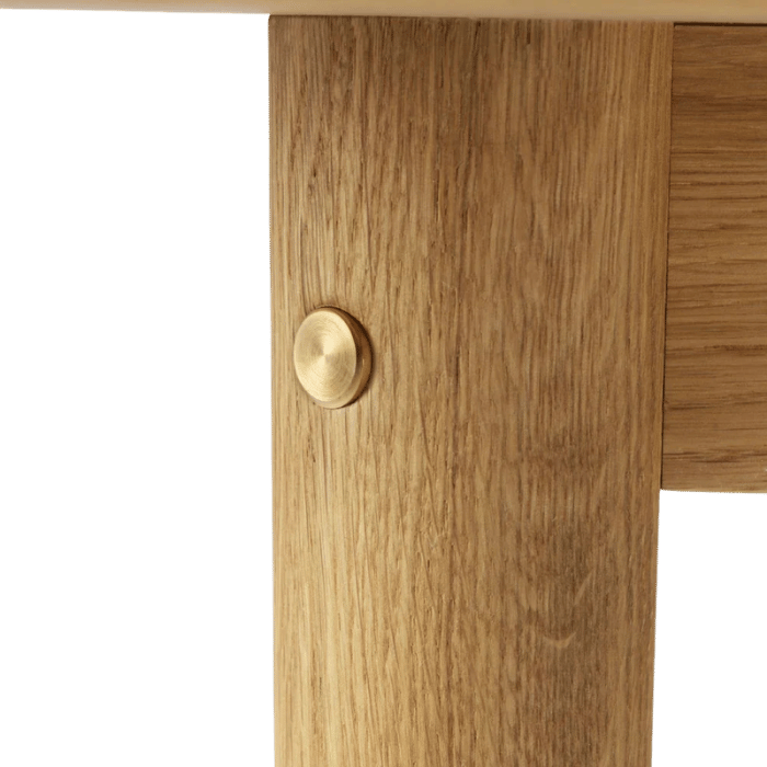FDB Møbler C63E Bjørk Dining Table, Solid Nature Oiled Oak