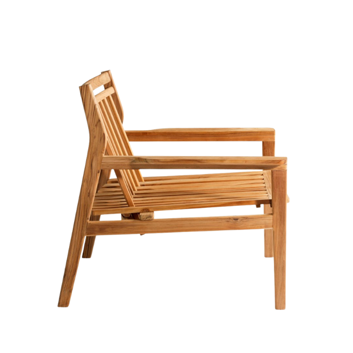 FDB Møbler M6 Sammen Lounge Chair, Solid Nature Oiled Teak