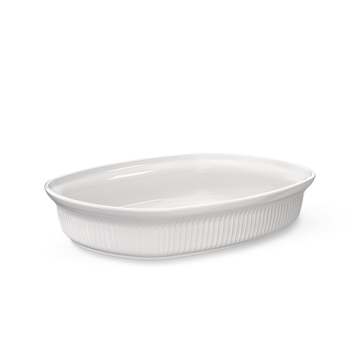 Kähler Hammershøi Ovenproof Dish, White, W: 12.6"