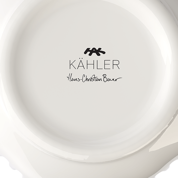 Kähler Hammershøi Unfold Vase, White, H: 6.5"