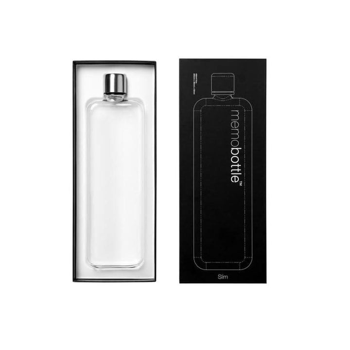 Slim Memobottle Flat Water Bottle by Memobottle - Bayte