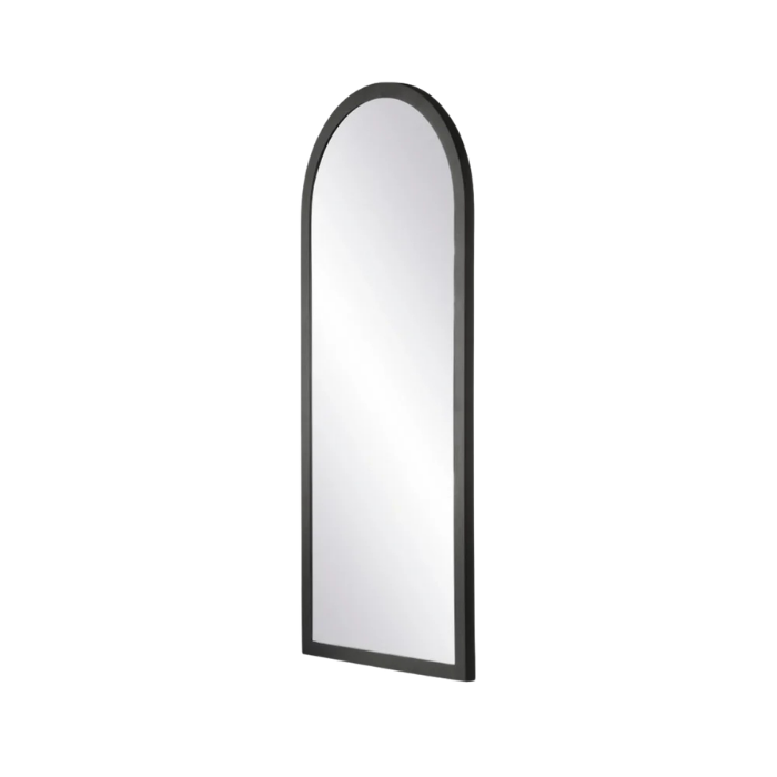 FDB Møbler I2 Mossø Mirror, Black Painted Oak 90x40