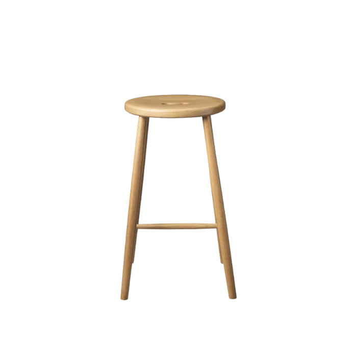 FDB Møbler J27C Counter Stool, Nature Lacquered Oak