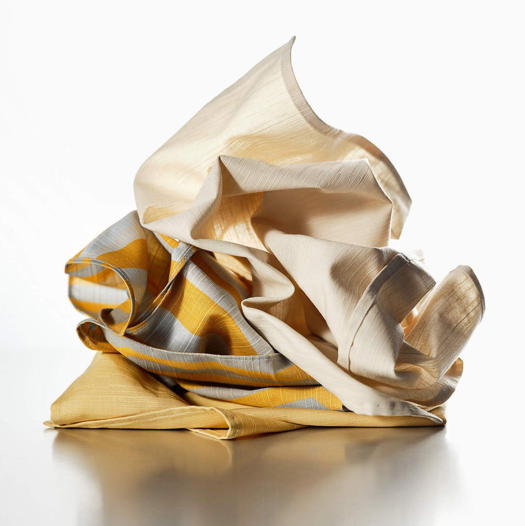 Dinner Napkins Double Sided Stripe - Quiet Season