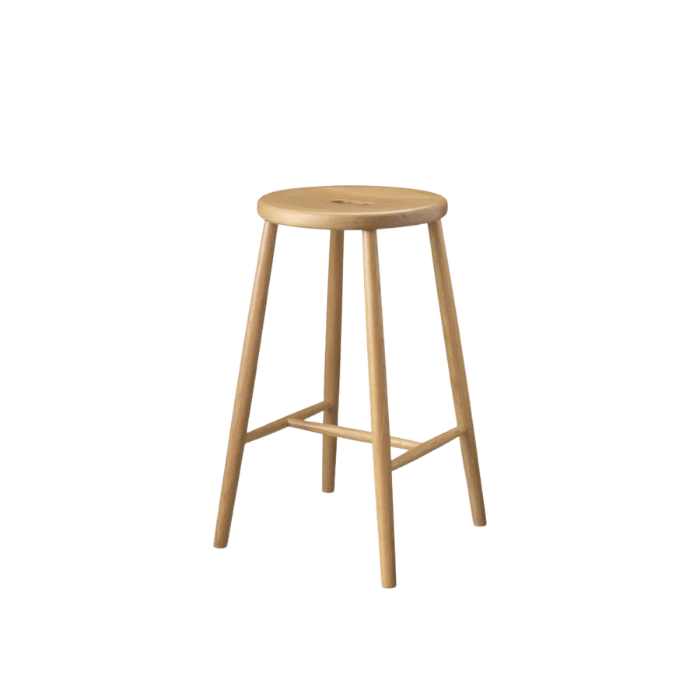 FDB Møbler J27C Counter Stool, Nature Lacquered Oak