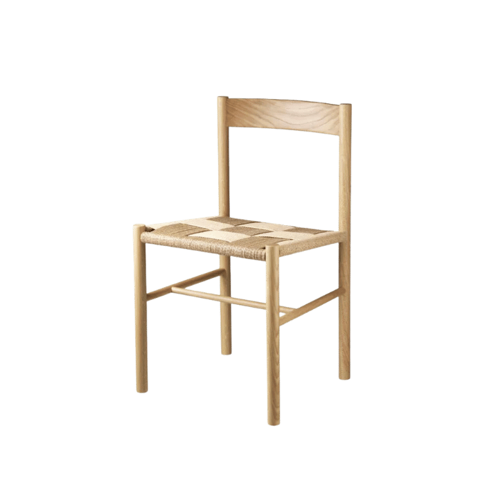FDB Møbler J178 Lønstrup Chair, Nature Lacquered Oak/Nature Paper Cord
