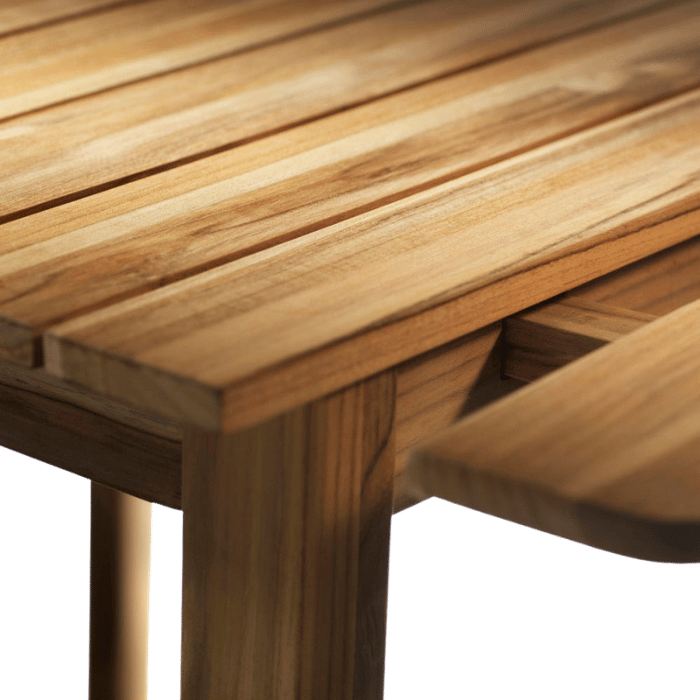 FDB Møbler M2 Sammen Garden Table, Solid Nature Oiled Teak