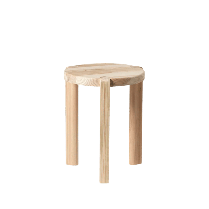 FDB Møbler D108 Ragnesminde Side Table, Solid Nature Untreated Pine