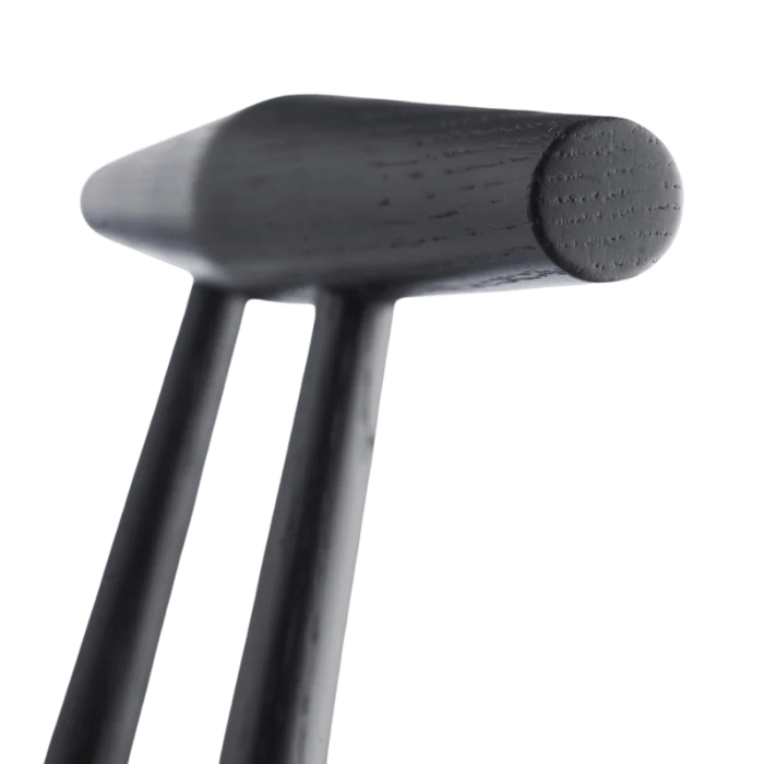 FDB Møbler J157 Anker Chair, Solid Jet Black Oak