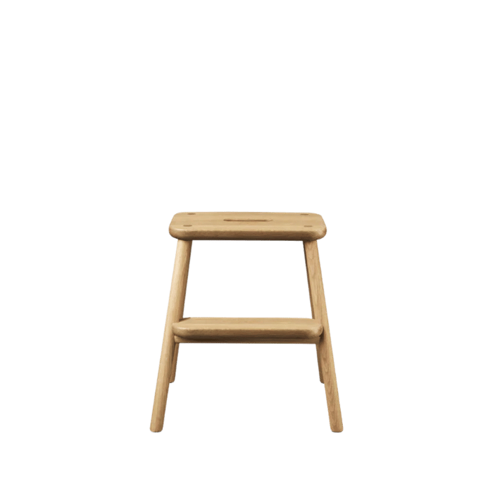 FDB Møbler J180 Sønderup Step Ladder, Solid Nature Oiled Oak