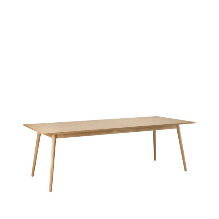 FDB Møbler C35C Dining Table, Nature Lacquered Oak