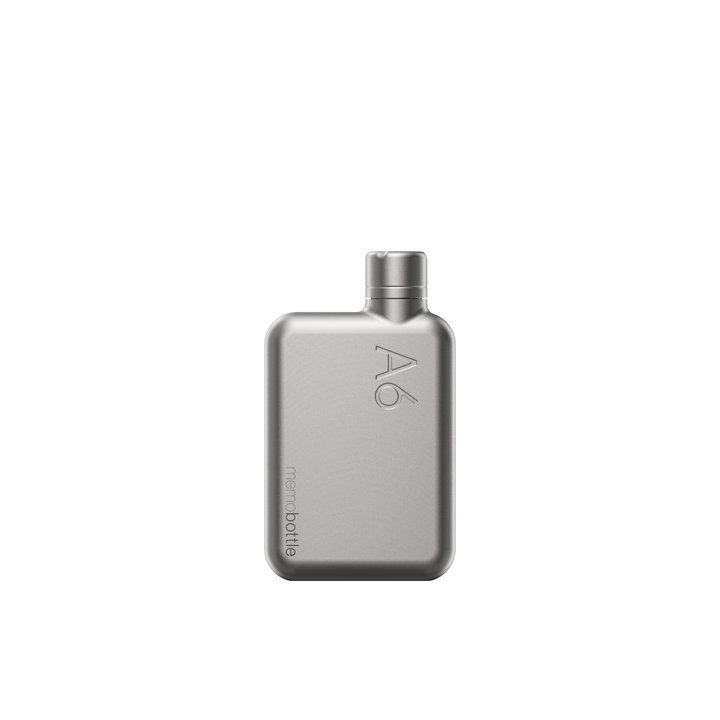 A6 Stainless Steel Memobottle - Satin
