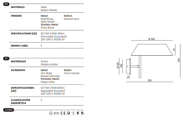Aider Wall Lamp