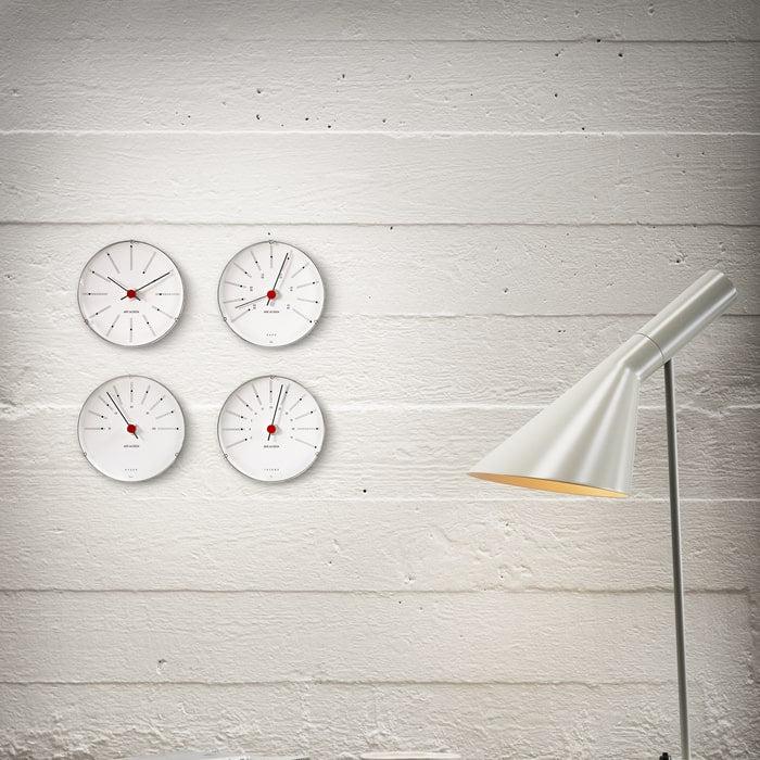 Arne Jacobsen Bankers Barometer, White, Ø: 4.7"