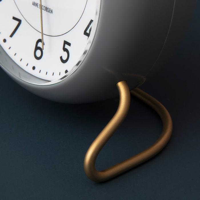 Arne Jacobsen Station Table Clock, H: 4.7"