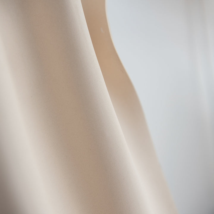 Drape Ceramic &amp; Brass Wall Light — Glaze Highlight — detail, draped stoneware texture
