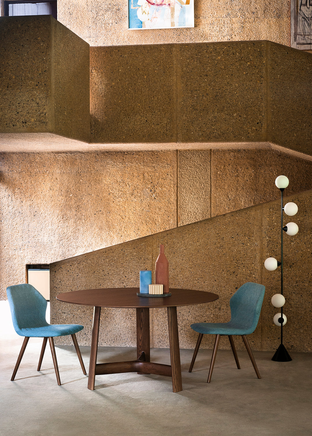 Vertical Globe Floor Lamp