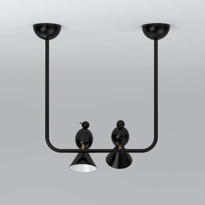 Alouette 2 Birds U Ceiling Lamp