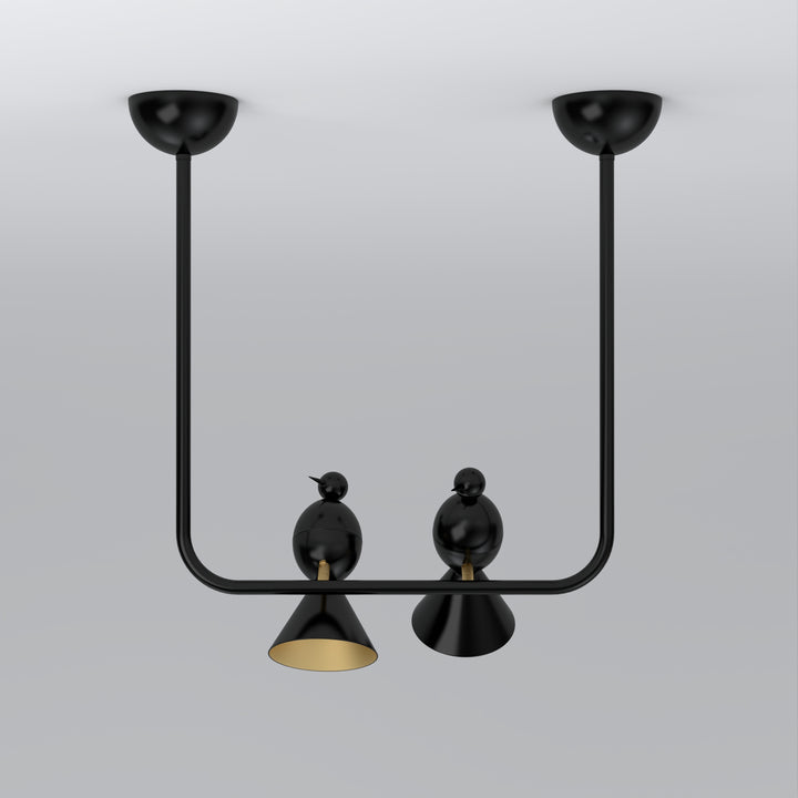 Alouette 2 Birds U Ceiling Lamp