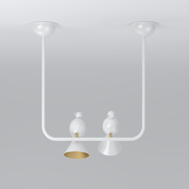 Alouette 2 Birds U Ceiling Lamp
