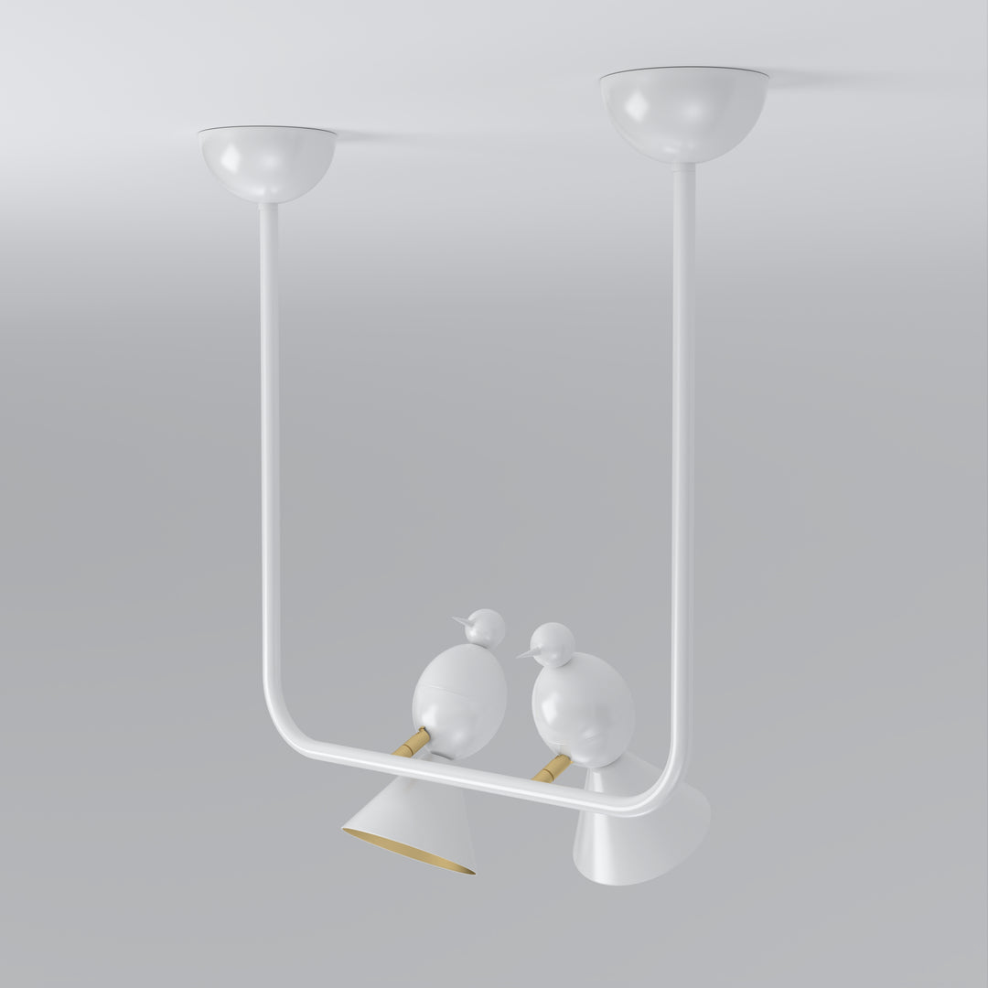 Alouette 2 Birds U Ceiling Lamp