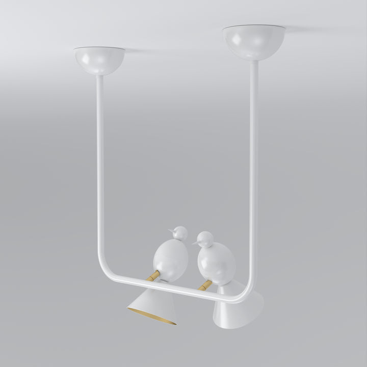 Alouette 2 Birds U Ceiling Lamp