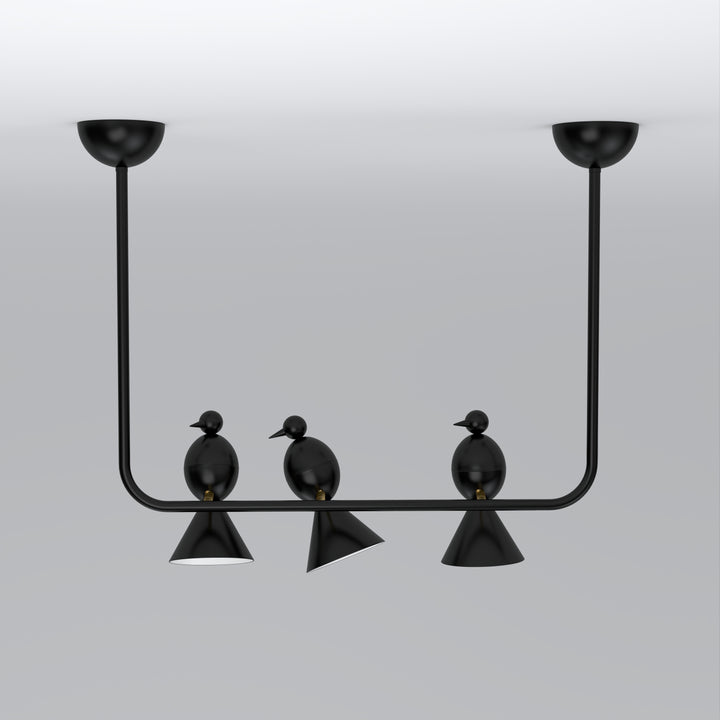 Alouette 3 Birds U Ceiling Lamp