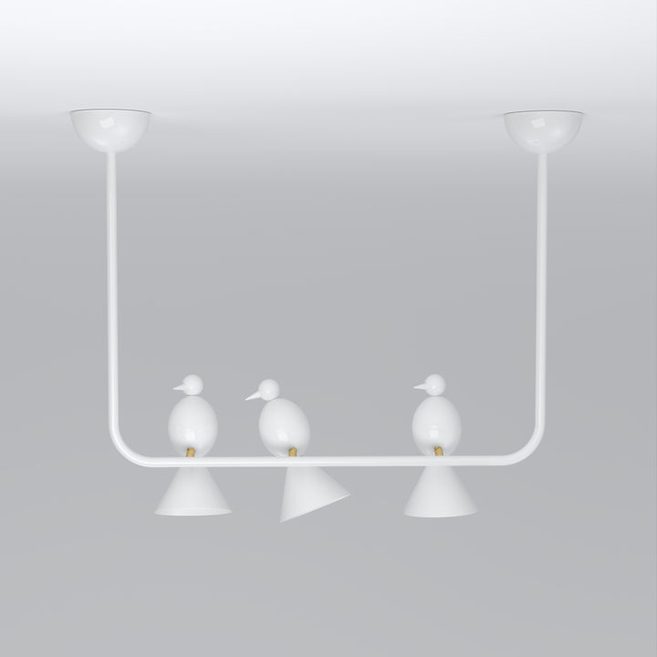 Alouette 3 Birds U Ceiling Lamp