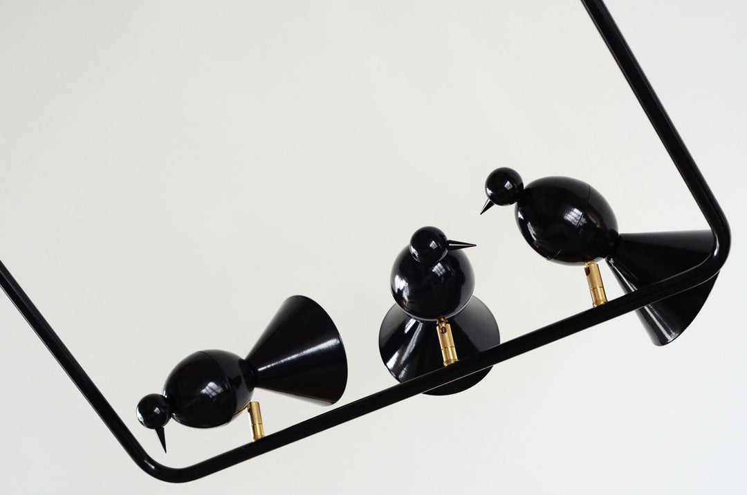 Alouette 3 Birds U Ceiling Lamp