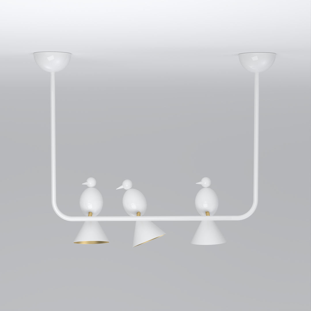 Alouette 3 Birds U Ceiling Lamp