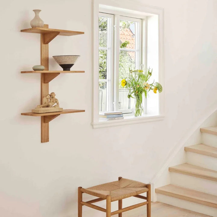 FDB Møbler B100 Shelves, Solid Nature Oiled Oak