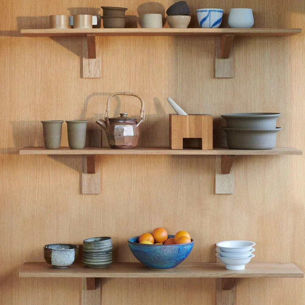 FDB Møbler B100 Shelves, Solid Nature Oiled Oak