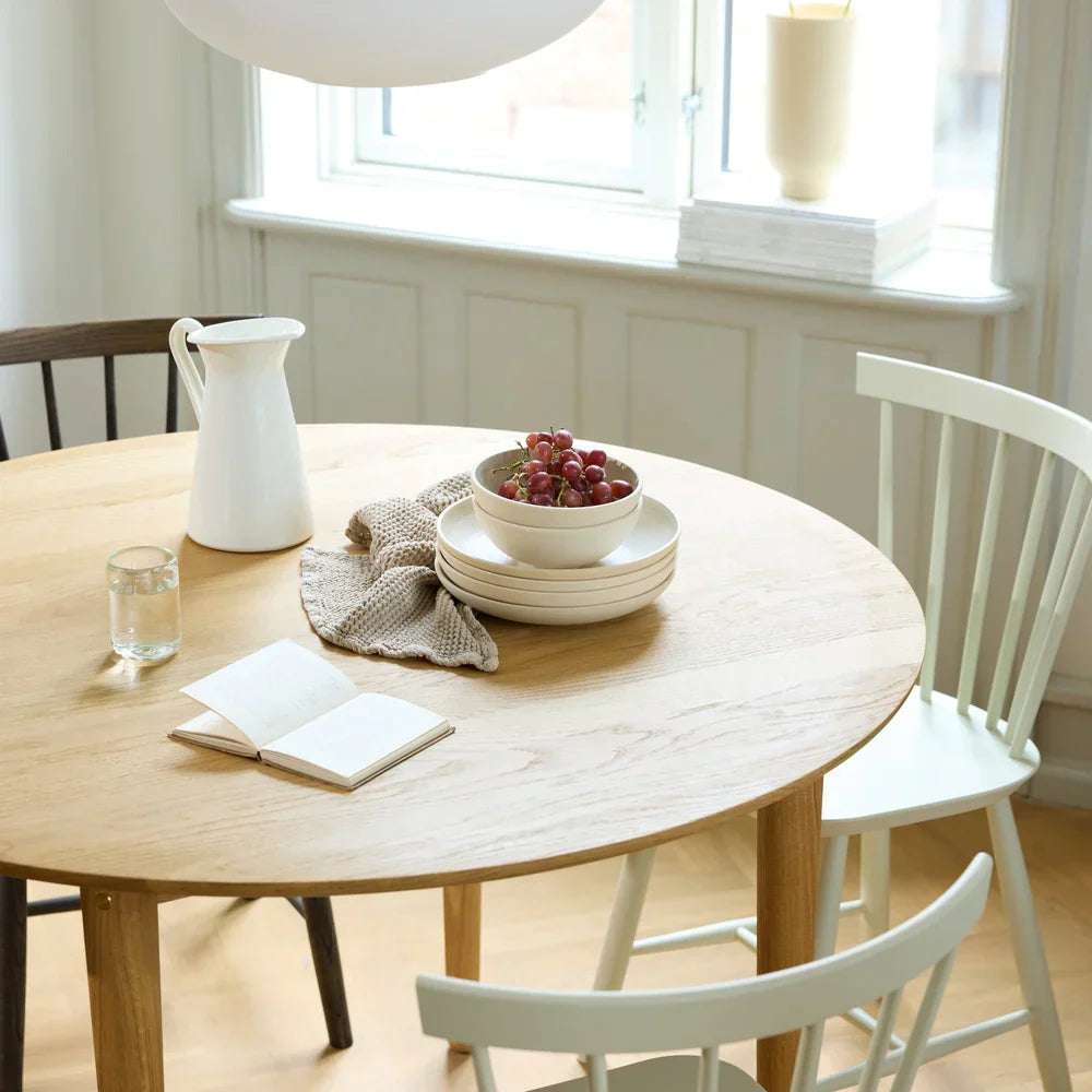 FDB Møbler C62 Bjørk Dining Table, Solid Nature Oiled Oak