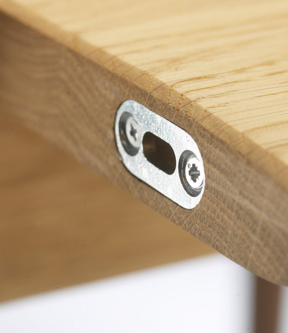 FDB Møbler C63E2TIL Bjørk Dining Table With 2 Extra Leafs, Solid Nature Oiled Oak