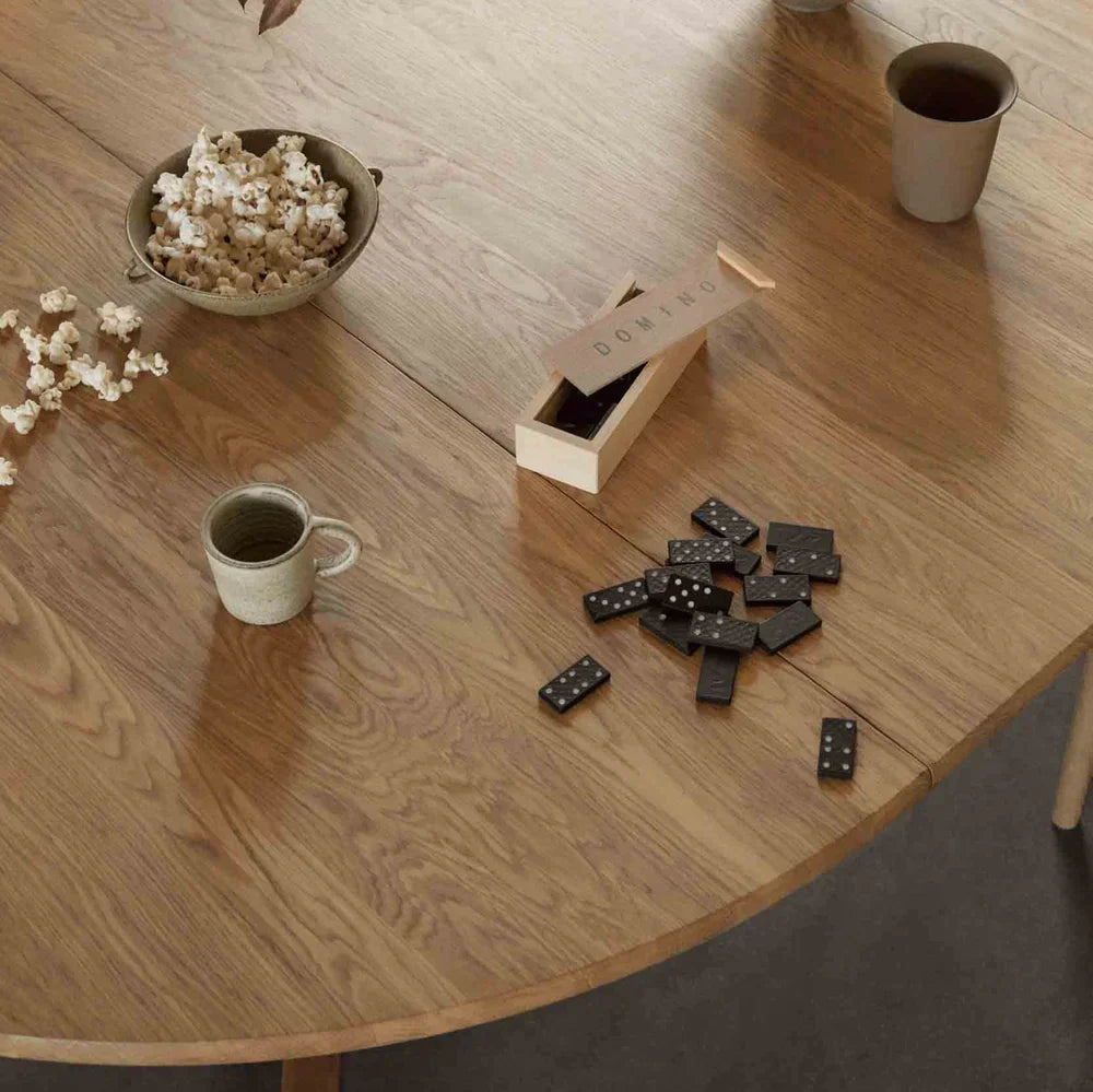 FDB Møbler C69E Ry Table With 2 Extra Leafs, Solid Nature Oiled Oak