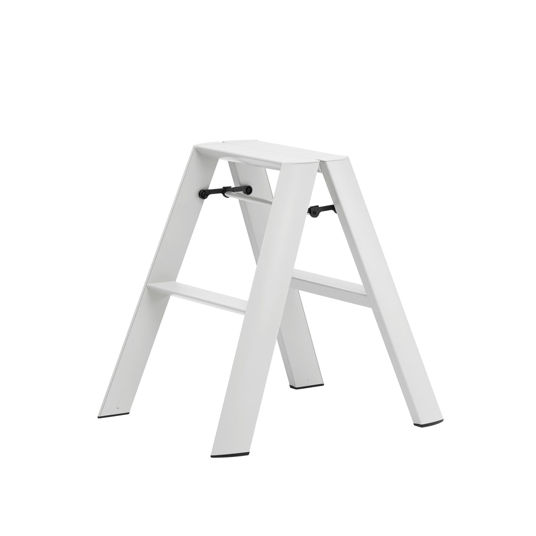 Lucano Step Ladder 2-Step CRYSTAL GRAY