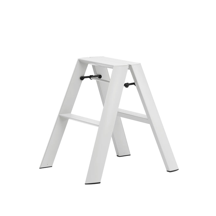 Lucano Step Ladder 2-Step CRYSTAL GRAY