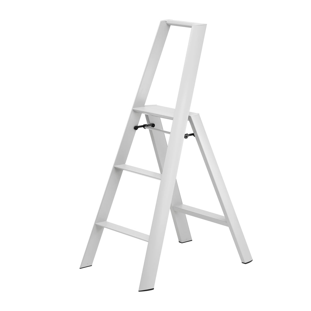 Lucano Step Ladder 3-Step CRYSTAL GRAY