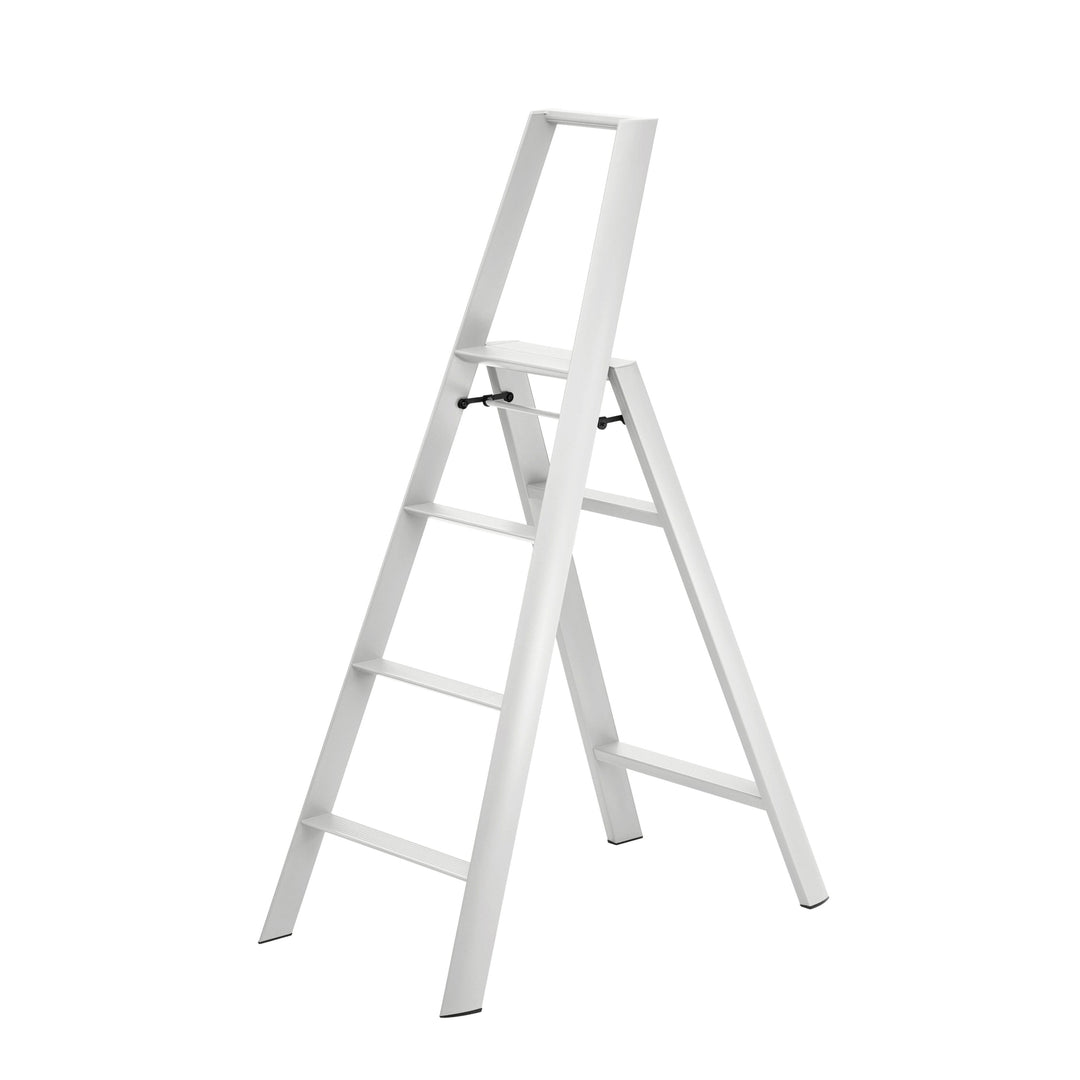 Lucano Step Ladder 4-Step CRYSTAL GRAY